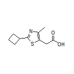 2-(2-Cyclobutyl-4-methylthiazol-5-yl)acetic Acid