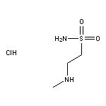 2-(Methylamino)ethanesulfonamide Hydrochloride