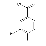 3-bromo-4-iodobenzamide