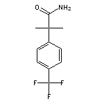 2-Methyl-2-[4-(trifluoromethyl)phenyl]propanamide