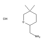 (5,5-Dimethyltetrahydro-2H-pyran-2-yl)methanamine Hydrochloride