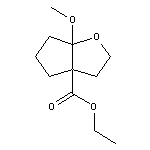 ethyl 6a-methoxy-hexahydro-2H-cyclopenta[b]furan-3a-carboxylate