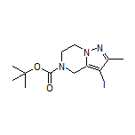 5-Boc-3-iodo-2-methyl-4,5,6,7-tetrahydropyrazolo[1,5-a]pyrazine