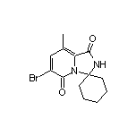 6’-Bromo-8’-methyl-1’H-spiro[cyclohexane-1,3’-imidazo[1,5-a]pyridine]-1’,5’(2’H)-dione