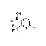 6-Chloro-2-(trifluoromethyl)pyridine-3-boronic Acid