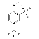 2-Methoxy-5-(trifluoromethyl)-1-benzenesulfonyl Chloride