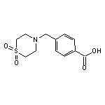 4-[(1,1-dioxidothiomorpholin-4-yl)methyl]benzoic acid