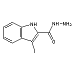 3-iodo-1H-indole-2-carbohydrazide