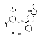 (5S,8S)-8-[[(R)-1-[3,5-Bis(trifluoromethyl)phenyl]ethoxy]methyl]-8-phenyl-1,7-diazaspiro[4.5]decan-2-one Hydrochloride Hydrate