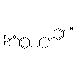 4-[4-[4-(Trifluoromethoxy)phenoxy]-1-piperidinyl]phenol