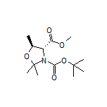 Methyl (4R,5S)-3-Boc-2,2,5-trimethyloxazolidine-4-carboxylate