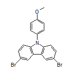 3,6-二溴-9-(4-甲氧基苯基)-9H-咔唑