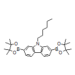 (9-Hexyl-9H-carbazole-2,7-diyl)di(boronic Acid Pinacol Ester)