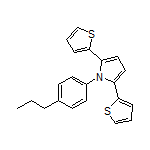 1-(4-Propylphenyl)-2,5-di(thiophen-2-yl)-1H-pyrrole
