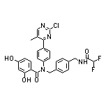 N-[4-(2-Chloro-5-methyl-4-pyrimidinyl)phenyl]-N-[4-[(2,2-difluoroacetamido)methyl]benzyl]-2,4-dihydroxybenzamide