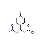 3-Acetamido-3-(4-fluorophenyl)propanoic Acid