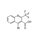 4-Bromo-2-(trifluoromethyl)quinoline-3-carboxylic Acid