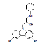 1-(3,6-Dibromo-9-carbazolyl)-3-(phenylamino)-2-propanol