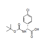 (R)-2-(Boc-amino)-2-(4-chlorophenyl)acetic Acid