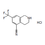 7-(Trifluoromethyl)-1,2,3,4-tetrahydroisoquinoline-5-carbonitrile Hydrochloride