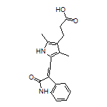 3-[2,4-Dimethyl-5-[(2-oxoindolin-3-ylidene)methyl]-1H-pyrrol-3-yl]propanoic Acid