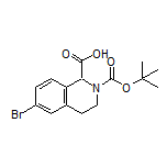 2-Boc-6-bromo-1,2,3,4-tetrahydroisoquinoline-1-carboxylic Acid