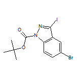 1-Boc-5-bromo-3-iodoindazole