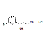 3-Amino-3-(3-bromophenyl)-1-propanol Hydrochloride