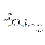 4-(Cbz-amino)-2-fluorophenylboronic Acid