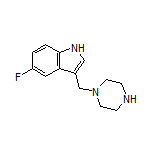 5-Fluoro-3-(piperazin-1-ylmethyl)-1H-indole