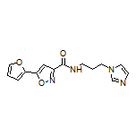 N-[3-(1H-Imidazol-1-yl)propyl]-5-(furan-2-yl)isoxazole-3-carboxamide