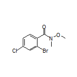 2-Bromo-4-chloro-N-methoxy-N-methylbenzamide
