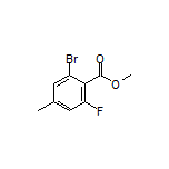 Methyl 2-Bromo-6-fluoro-4-methylbenzoate