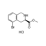 Methyl (R)-5-Bromo-1,2,3,4-tetrahydroisoquinoline-3-carboxylate Hydrochloride