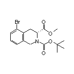 Methyl (R)-2-Boc-5-bromo-1,2,3,4-tetrahydroisoquinoline-3-carboxylate