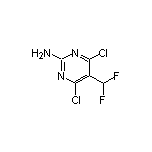 2-Amino-4,6-dichloro-5-(difluoromethyl)pyrimidine