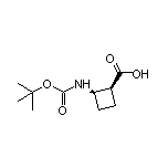 (1S,2R)-2-(Boc-amino)cyclobutanecarboxylic Acid