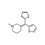 3-[Di(2-thienyl)methylene]-1-methylpiperidine