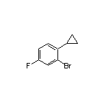 2-Bromo-1-cyclopropyl-4-fluorobenzene