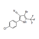4-Bromo-2-(4-chlorophenyl)-5-(trifluoromethyl)-1H-pyrrole-3-carbonitrile