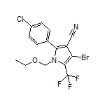 4-Bromo-2-(4-chlorophenyl)-1-(ethoxymethyl)-5-(trifluoromethyl)-1H-pyrrole-3-carbonitrile