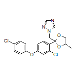 1-[[2-[2-Chloro-4-(4-chlorophenoxy)phenyl]-4-methyl-1,3-dioxolan-2-yl]methyl]-1H-1,2,4-triazole