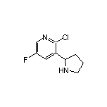 2-Chloro-5-fluoro-3-(2-pyrrolidinyl)pyridine