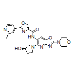 (R)-N-[5-(3-Hydroxy-1-pyrrolidinyl)-2-morpholinooxazolo[4,5-b]pyridin-6-yl]-2-(2-methyl-4-pyridyl)oxazole-4-carboxamide