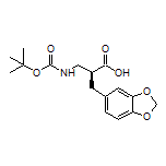 (S)-3-(Boc-amino)-2-(benzo[d][1,3]dioxol-5-ylmethyl)propanoic Acid