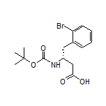 (R)-3-(Boc-amino)-4-(2-bromophenyl)butanoic Acid