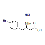 (R)-3-Amino-4-(4-bromophenyl)butanoic Acid Hydrochloride