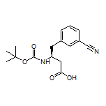 (S)-3-(Boc-amino)-4-(3-cyanophenyl)butanoic Acid