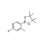 6-Fluoro-4-methylpyridine-3-boronic Acid Pinacol Ester