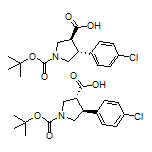 trans-1-Boc-4-(4-chlorophenyl)pyrrolidine-3-carboxylic Acid